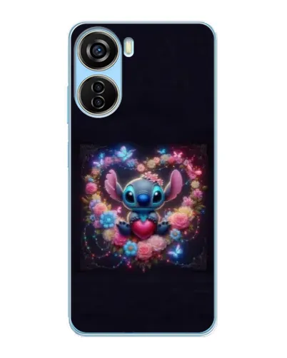 Чохол для ZTE V40 Design з картинкою «Stitch у квітах» Чохол для ZTE V40 Design з картинкою «Stitch у квітах»