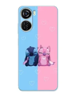 Чохол для ZTE V40 Design з картинкою «Stitch та Angel Love»