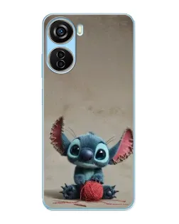 Чохол для ZTE V40 Design з картинкою «Стіч на чоричневому фоні»
