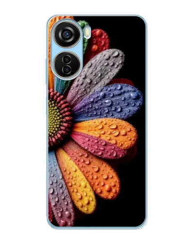 Чохол для ZTE V40 Design з картинкою «Райдужна квітка»