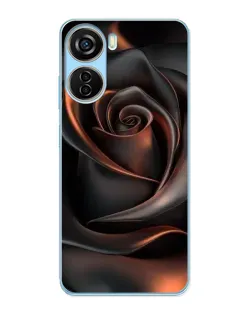Чохол для ZTE V40 Design з картинкою «Шовкова чорна троянда» Чохол для ZTE V40 Design з картинкою «Шовкова чорна троянда»
