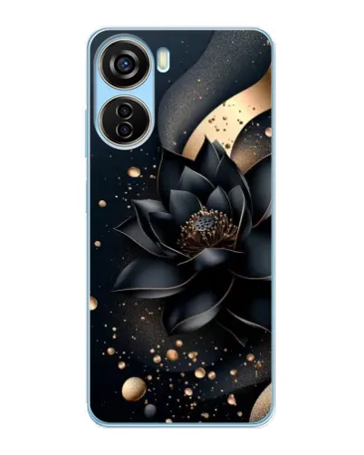 Чохол для ZTE V40 Design з картинкою «Чорний лотос»