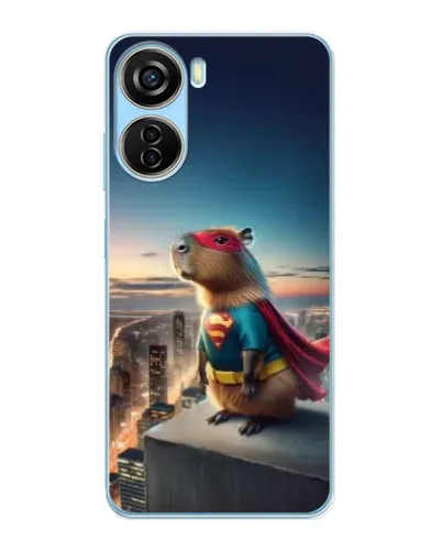 Чохол для ZTE V40 Design з картинкою «Капі-мен супергерой» Чохол для ZTE V40 Design з картинкою «Капі-мен супергерой»
