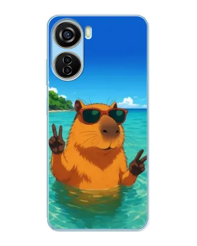 Чохол для ZTE V40 Design з картинкою «Морська капібара» Чохол для ZTE V40 Design з картинкою «Морська капібара»