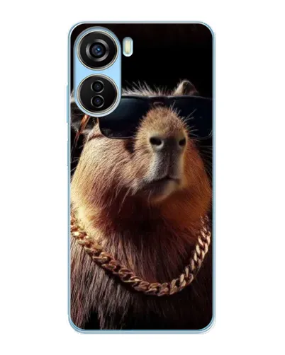 Чохол для ZTE V40 Design з картинкою «Капібара золотий ланцюг» Чохол для ZTE V40 Design з картинкою «Капібара золотий ланцюг»