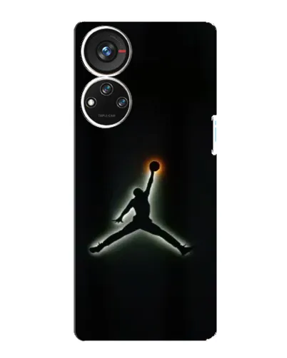 Чехол для ZTE Blade V40s с картинкой «Jordan Gradient Logo»