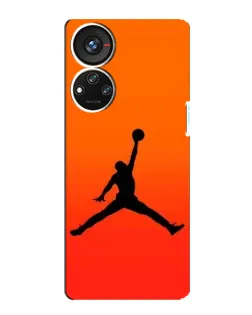 Чехол для ZTE Blade V40s с картинкой «Jordan Sunset»