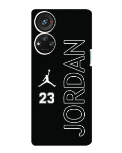 Чехол для ZTE Blade V40s с картинкой «Jordan Vertical»