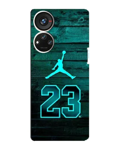 Чехол для ZTE Blade V40s с картинкой «Jordan Cyan 23»