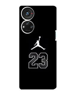 Чехол для ZTE Blade V40s с картинкой «Jordan Flight 23»