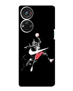 Чехол для ZTE Blade V40s с картинкой «Jordan Jumpman»