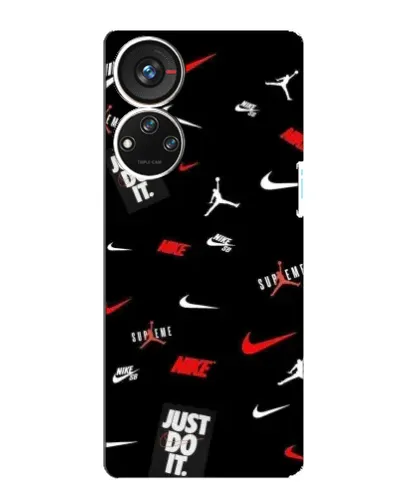 Чехол для ZTE Blade V40s с картинкой «Nike Mix Pattern»