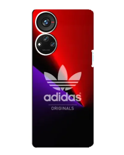 Чехол для ZTE Blade V40s с картинкой «Adidas Red Neon»