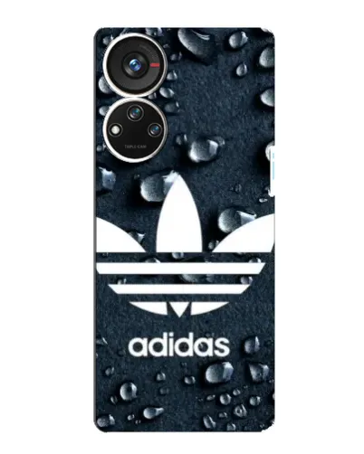 Чехол для ZTE Blade V40s с картинкой «Adidas Trefoil Blue»