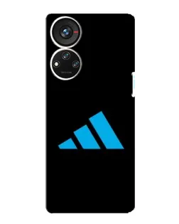 Чехол для ZTE Blade V40s с картинкой «Adidas Cyan Logo»
