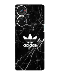 Чехол для ZTE Blade V40s с картинкой «Белый мрамор Adidas»