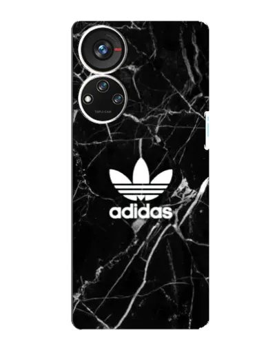 Чехол для ZTE Blade V40s с картинкой «Белый мрамор Adidas»