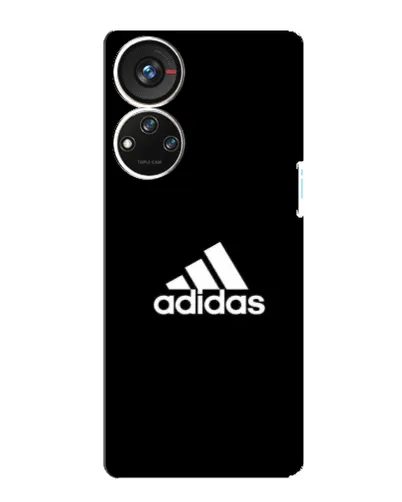 Чехол для ZTE Blade V40s с картинкой «Черная классика Adidas»