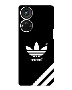 Чехол для ZTE Blade V40s с картинкой «Adidas с диагональными полосами»