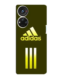 Чехол для ZTE Blade V40s с картинкой «Оливковый градиент Adidas»