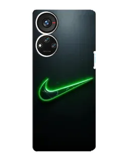Чехол для ZTE Blade V40s с картинкой «Неоновый контур Nike» Чехол для ZTE Blade V40s с картинкой «Неоновый контур Nike»
