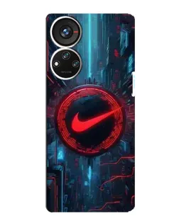 Чохол для ZTE Blade V40s з картинкою «Техногенний стиль Nike»