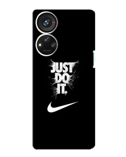 Чохол для ZTE Blade V40s з картинкою «Текстовий принт Nike»
