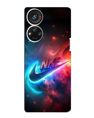 Чохол для ZTE Blade V40s з картинкою «Вогняний логотип Nike»