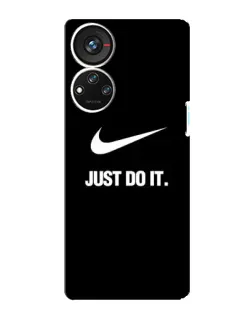 Чохол для ZTE Blade V40s з картинкою «Класичний принт Nike»