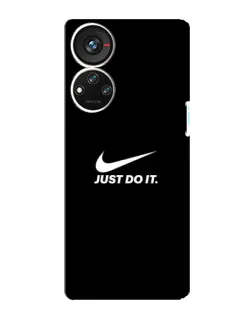 Чохол для ZTE Blade V40s з картинкою «Мінімалізм від Nike»