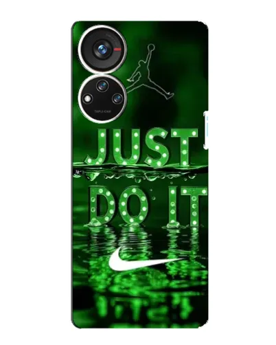 Чохол для ZTE Blade V40s з картинкою «Зелений неоновий Nike»
