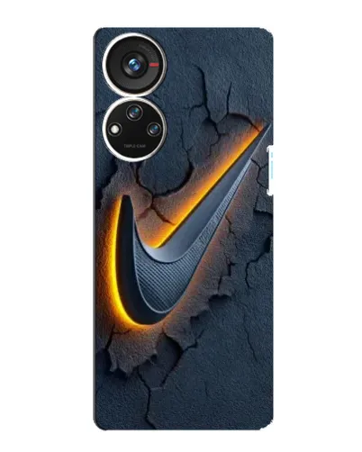 Чохол для ZTE Blade V40s з картинкою «Об'ємний логотип Найк»