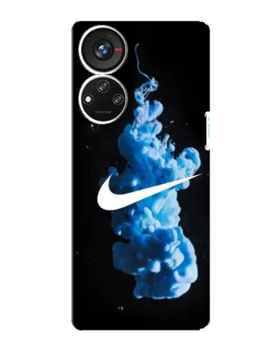 Чохол для ZTE Blade V40s з картинкою «Nike та синій дим»