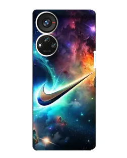 Чохол для ZTE Blade V40s з картинкою «Космічний Nike Swoosh»