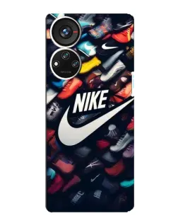 Чохол для ZTE Blade V40s з картинкою «Колекція кросівок Nike»