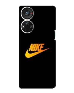 Чохол для ZTE Blade V40s з картинкою «Золотий логотип Nike»
