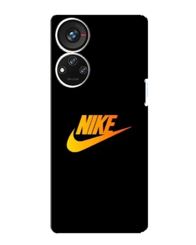 Чохол для ZTE Blade V40s з картинкою «Золотий логотип Nike»