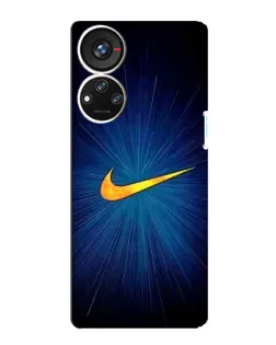 Чохол для ZTE Blade V40s з картинкою «Синій пульс Nike»