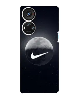 Чохол для ZTE Blade V40s з картинкою «Nike у стилі графіті»