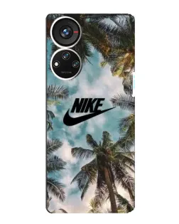 Чохол для ZTE Blade V40s з картинкою «Тропічний принт Nike»