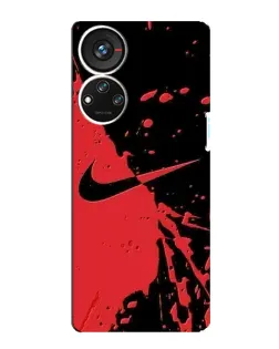 Чохол для ZTE Blade V40s з картинкою «Червоні бризки Nike»