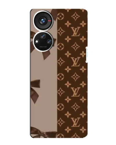 Чехол для ZTE Blade V40s с картинкой «Louis Vuitton — банты»