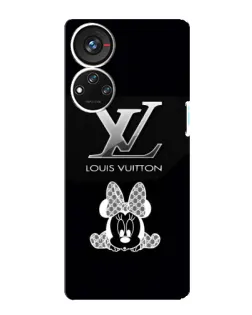 Чехол для ZTE Blade V40s с картинкой «LV и Минни Маус»