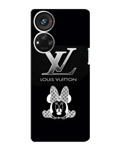 Чехол для ZTE Blade V40s с картинкой «LV и Минни Маус»