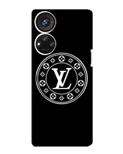 Чехол для ZTE Blade V40s с картинкой «LV — печать стиля»