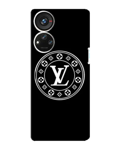 Чехол для ZTE Blade V40s с картинкой «LV — печать стиля»