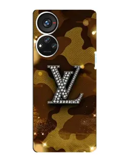 Чехол для ZTE Blade V40s с картинкой «Камуфляжный Louis Vuitton»