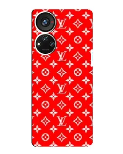 Чехол для ZTE Blade V40s с картинкой «Яркий паттерн LV»