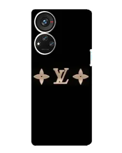 Чехол для ZTE Blade V40s с картинкой «Louis Vuitton — минимализм»