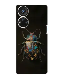 Чехол для ZTE Blade V40s с картинкой «LV — мраморный принт»
